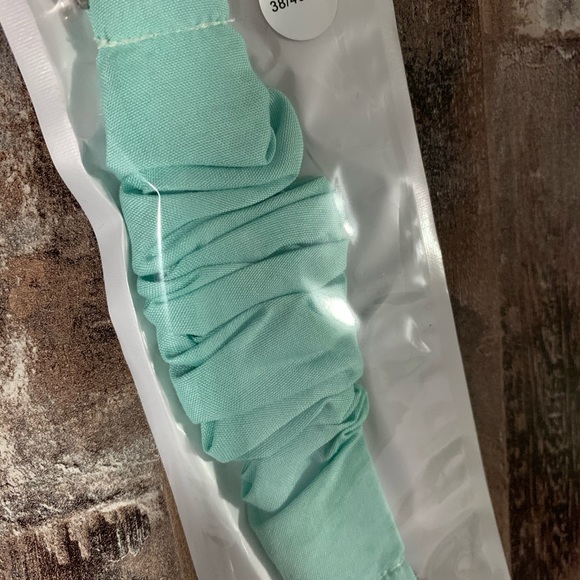 Mint Green Scrunchie Apple Watch Band 38/40mm - Picture 2 of 2